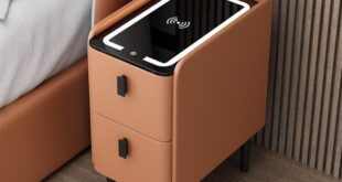 Why We Love Our Modern Leather Smart Nightstand for Small Spaces