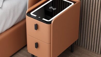 Why We Love Our Modern Leather Smart Nightstand for Small Spaces