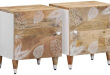 How We Transformed Our Bedroom with Mango Wood Bedside Cabinets
