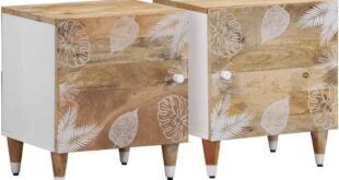 How We Transformed Our Bedroom with Mango Wood Bedside Cabinets