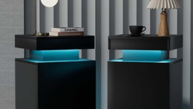 How Our Modern LED Nightstands Transformed Bedroom Storage