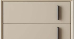 Why We Love This Sleek PU Leather Nightstand with Storage