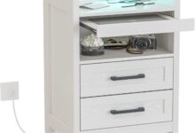 Our Take on the Modern Nightstand: Bright, Compact, and Charged Up