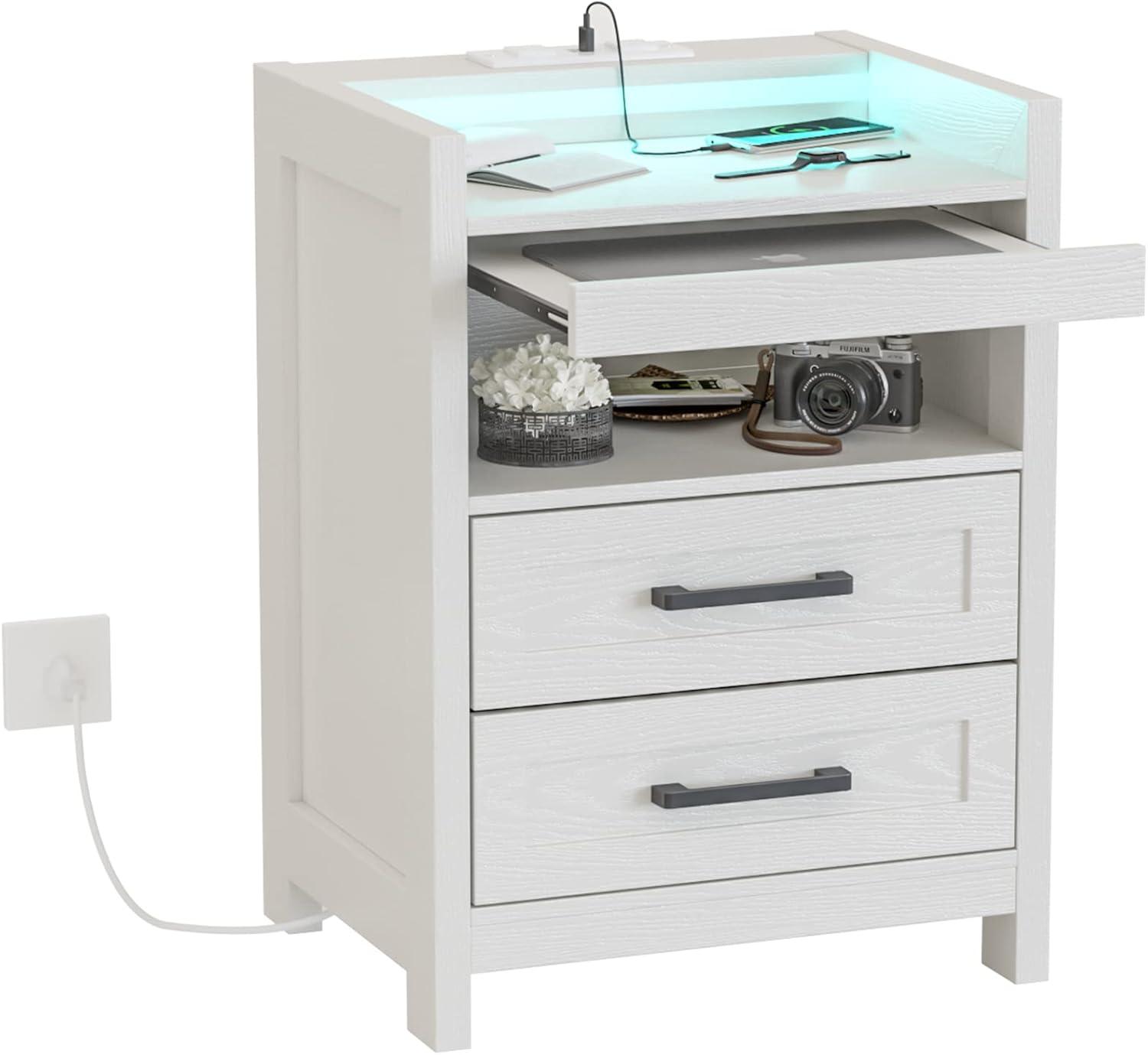 Our Take on the Modern Nightstand: Bright, Compact, and Charged Up