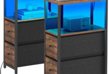 Our Honest Take on the TUTOTAK LED End Table with Charging Station