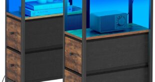 Our Honest Take on the TUTOTAK LED End Table with Charging Station