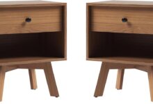 Why We Love the Walker Edison Mid-Century Nightstand Set