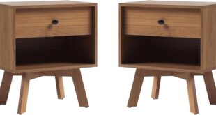 Why We Love the Walker Edison Mid-Century Nightstand Set