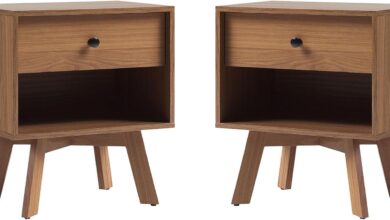 Why We Love the Walker Edison Mid-Century Nightstand Set