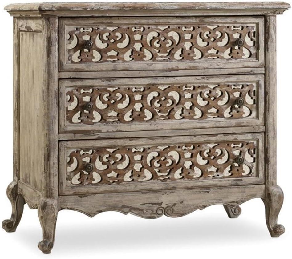 Our Take on the Beaumont Lane 3 Drawer Nightstand in Caramel Froth