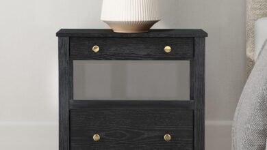 Why We Love the Denton 2-Drawer Nightstand’s Stylish Storage