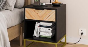 Our Take on the Mid Century Nightstand with Charging Station