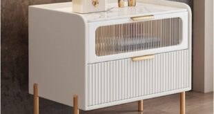 How We Found Style and Function in This Modern White Nightstand