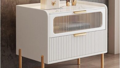 How We Found Style and Function in This Modern White Nightstand