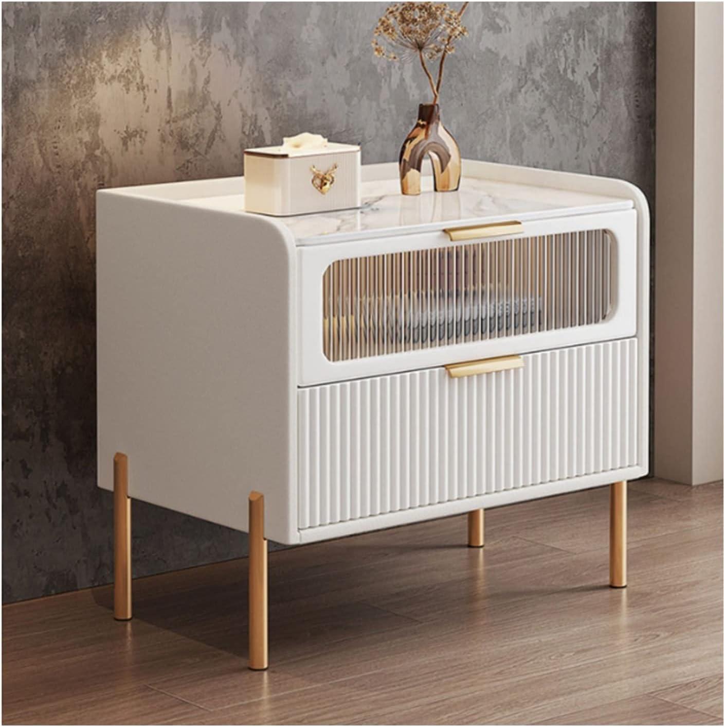How We Found Style and Function in This Modern White Nightstand