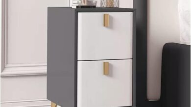 How We Organize Small Spaces with This Modern Nightstand