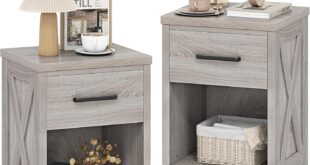 How We Love the Giantex Farmhouse Nightstand Set for Cozy Spaces