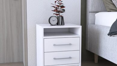 Our Review: Stylish 24″ White Nightstand with Ample Storage Space