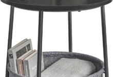 Our Take on the VASAGLE Small Round Side Table’s Style & Function