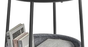 Our Take on the VASAGLE Small Round Side Table’s Style & Function