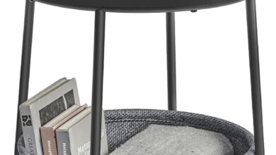 Our Take on the VASAGLE Small Round Side Table’s Style & Function