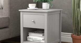 Our Honest Take on the RAAMZO Grey Nightstand: Practical and Stylish