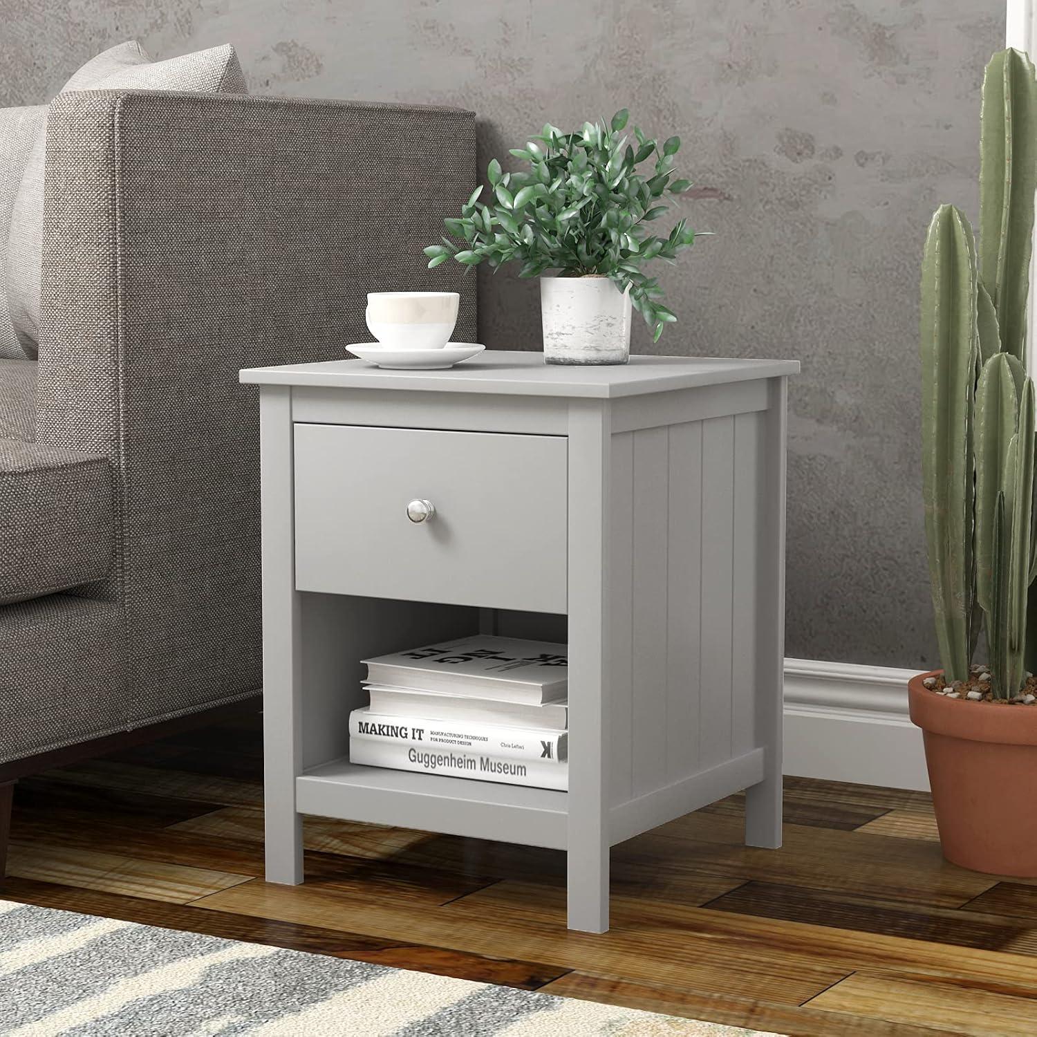 Our Honest Take on the RAAMZO Grey Nightstand: Practical and Stylish