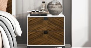 Why We Love the Lexicon Erath Nightstand’s Sleek Two-Tone Design