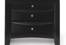 Our Honest Take on the Gualiy Black Solid Wood Nightstand