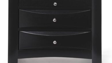 Our Honest Take on the Gualiy Black Solid Wood Nightstand