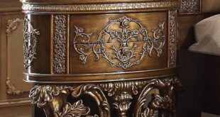 Our Take on the Elegant Brown & Gold Nightstand: Cozy and Sleek