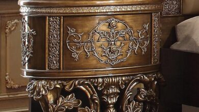 Our Take on the Elegant Brown & Gold Nightstand: Cozy and Sleek
