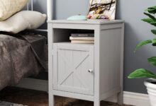 Our Take on the RAAMZO Grey Barn Door Nightstand: Style Meets Storage