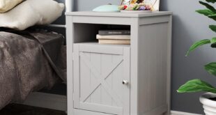 Our Take on the RAAMZO Grey Barn Door Nightstand: Style Meets Storage