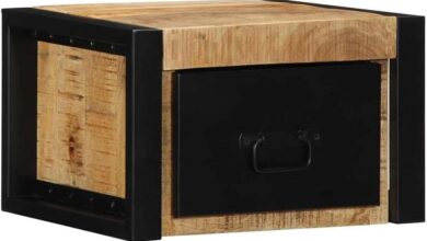 How We Enhanced Our Bedroom with Mango Wood Floating Nightstands