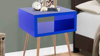 How We Added Sparkle with the HomVent Mirrored Nightstand