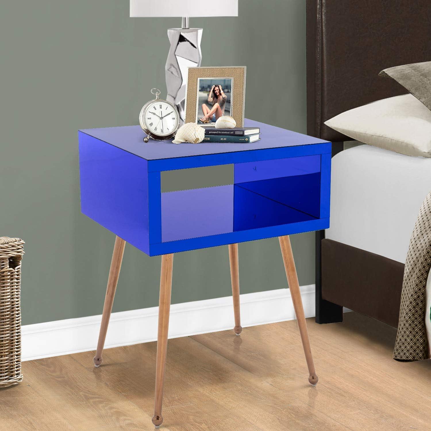 How We Added Sparkle with the HomVent Mirrored Nightstand