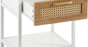 Our Honest Take on the Stylish 15.74″ Rattan Side Table Set