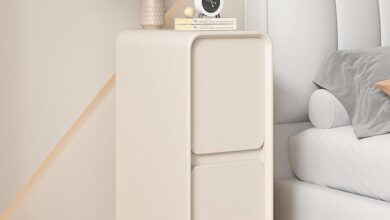 How We Made the Most of Small Spaces with This Narrow Nightstand