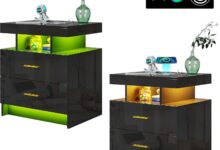 Our Honest Take on Modern Nightstands with LED & Charging Hub