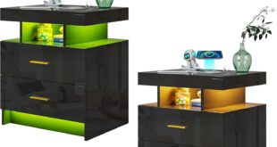 Our Honest Take on Modern Nightstands with LED & Charging Hub