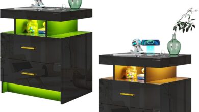 Our Honest Take on Modern Nightstands with LED & Charging Hub
