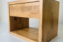 Our Honest Take on the BOKFAU Solid Wood Nightstand with Storage