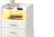 Our Honest Take: Stylish White Nightstand with Charging Station Review