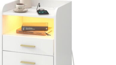 Our Honest Take: Stylish White Nightstand with Charging Station Review