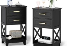 How Our Black Nightstand Set Brings Style and Storage Home