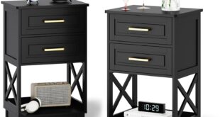 How Our Black Nightstand Set Brings Style and Storage Home