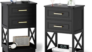 How Our Black Nightstand Set Brings Style and Storage Home