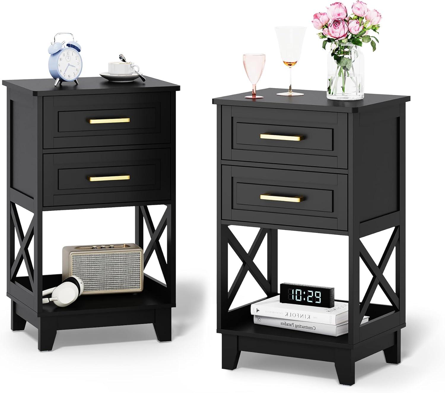 How Our Black Nightstand Set Brings Style and Storage Home