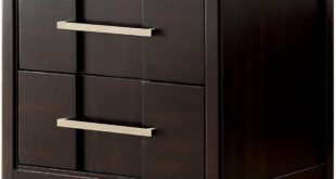 Why We Love the Benjara Brown Wooden Nightstand with Drawers
